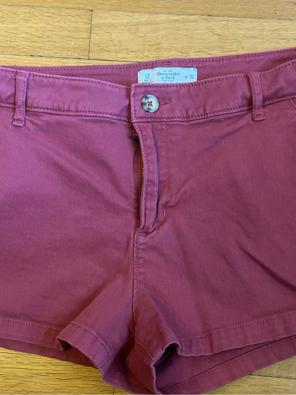 Abercrombie & Fitch Rose-Mauve Women's Jean Shorts